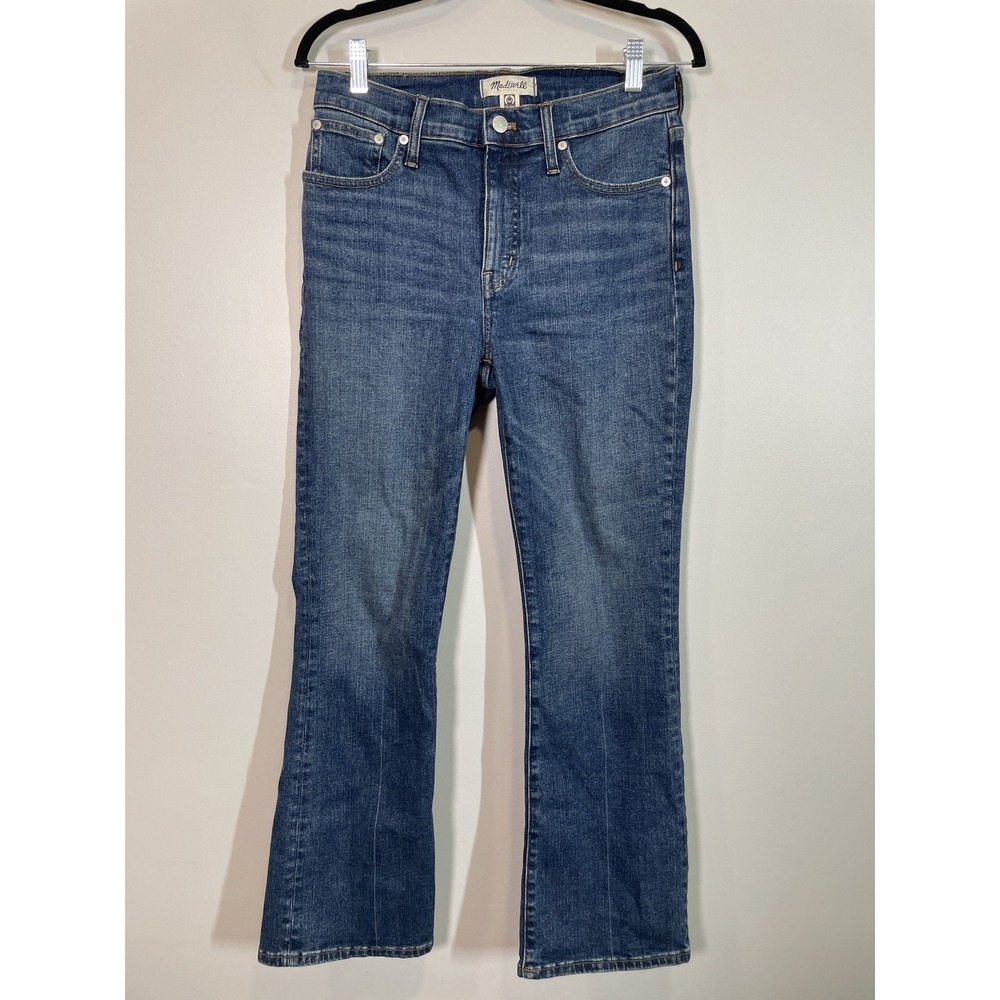 Madewell Mid-Rise Kick Out Jeans‎ Size 27 Women's Denim Medium Wash Minimalist